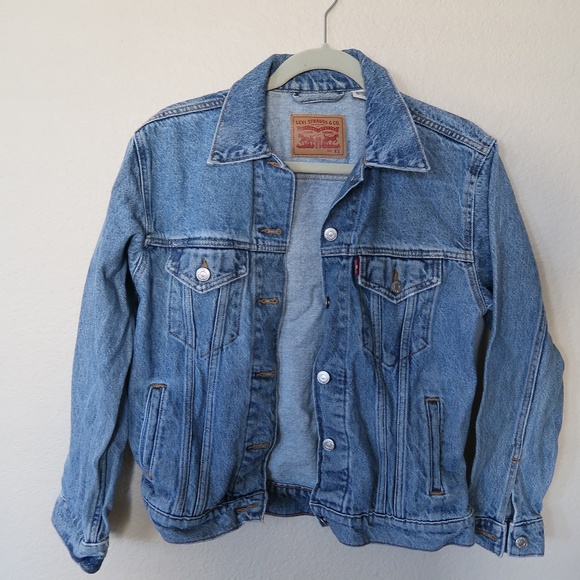 Levi's Blue Denim Trucker Jacket Size XS Women's - Picture 1 of 3